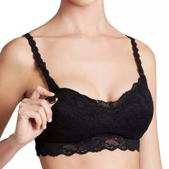 Cosabella Never Say Never Mommie Nursing Bra in Black Size Large - Picture 2 of 12